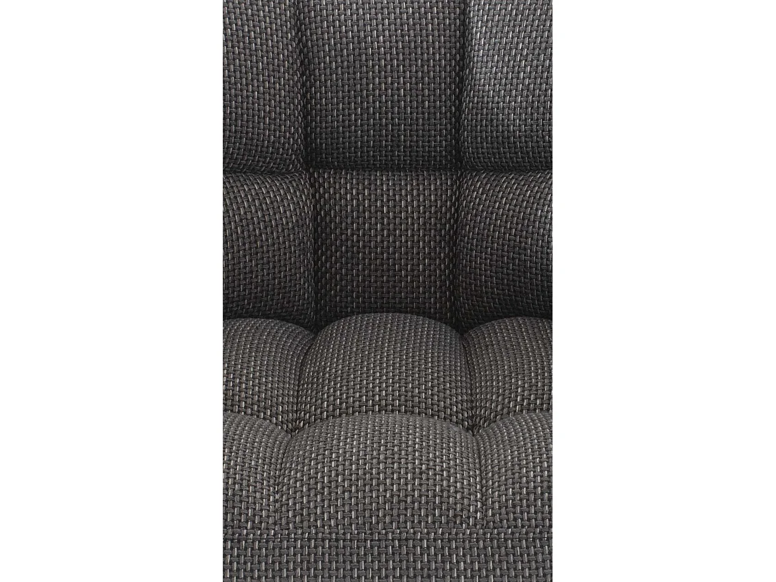 Chaise longue - Tissu - Gris titane - Damaso
