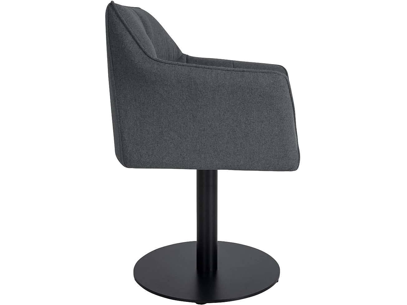 Chaise longue - Feutrine - Gris - Damaso