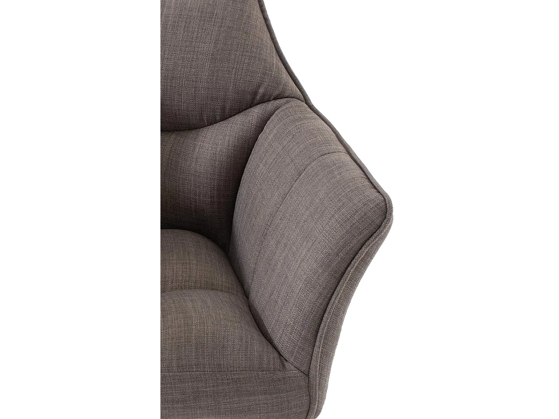 Chaise longue - Tissu - Gris - Damaso