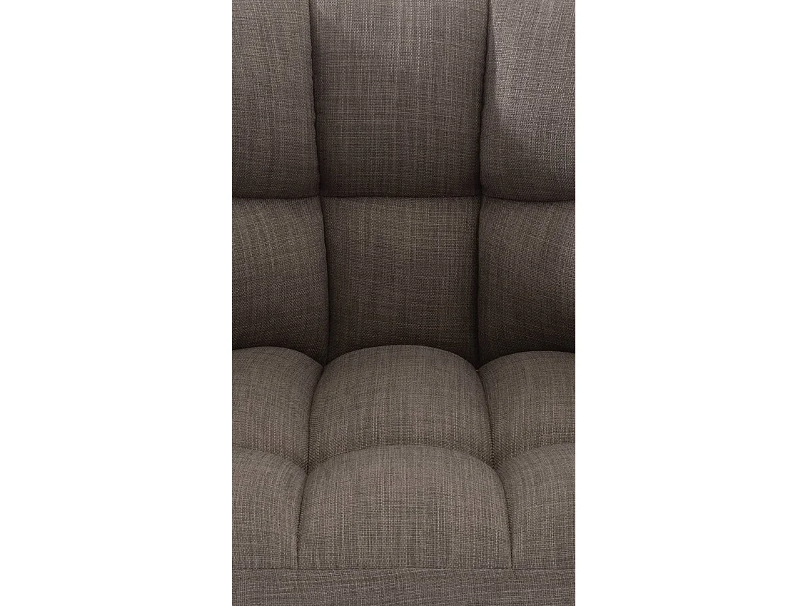 Chaise longue - Tissu - Gris - Damaso