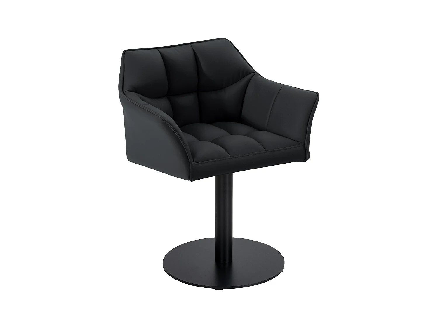Chaise longue - Similicuir - Noir - Damaso