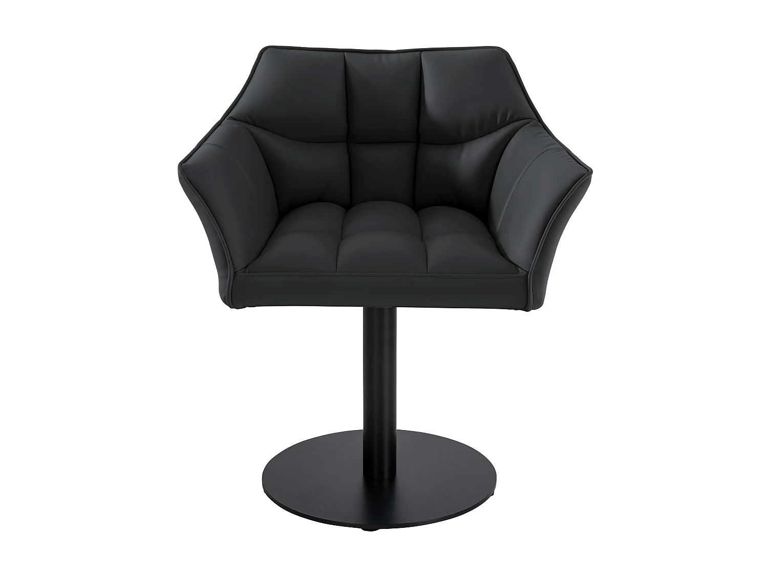 Chaise longue - Similicuir - Noir - Damaso