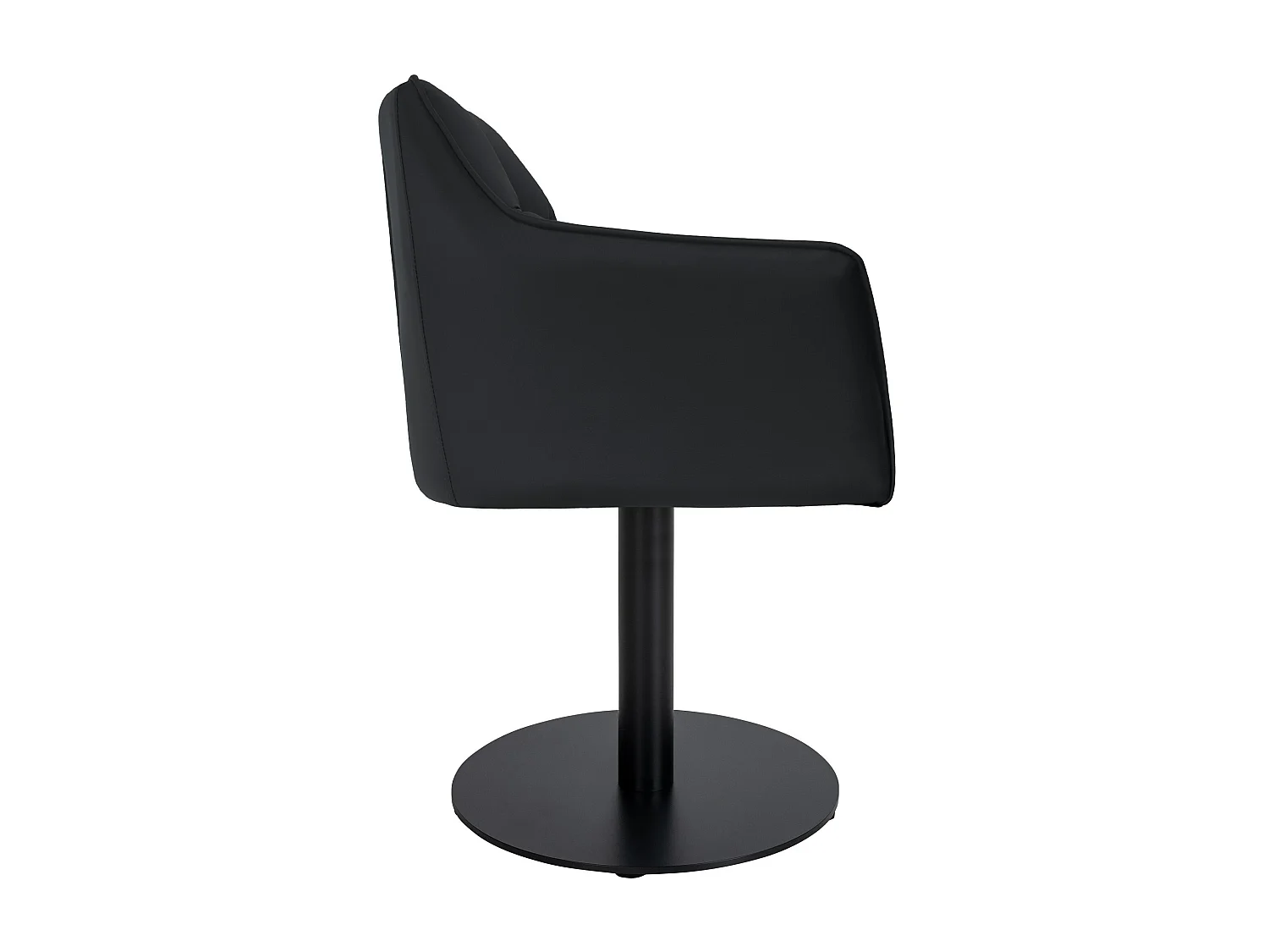 Chaise longue - Similicuir - Noir - Damaso