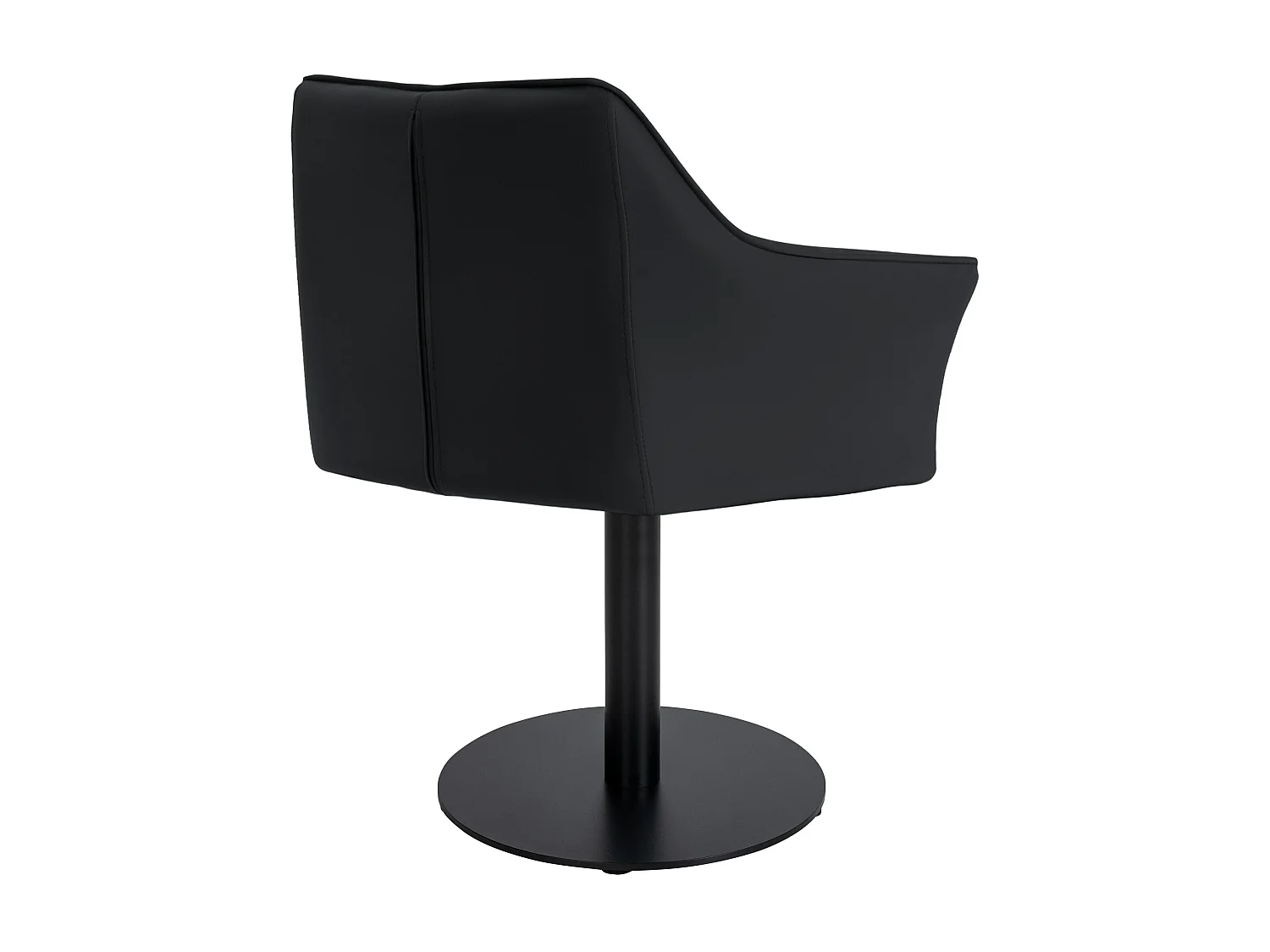 Chaise longue - Similicuir - Noir - Damaso