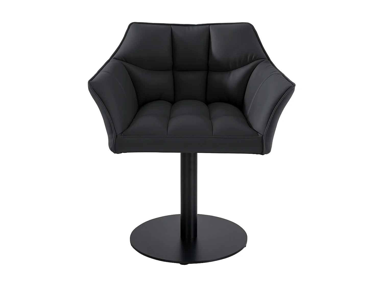 Chaise longue - Similicuir - Noir - Damaso