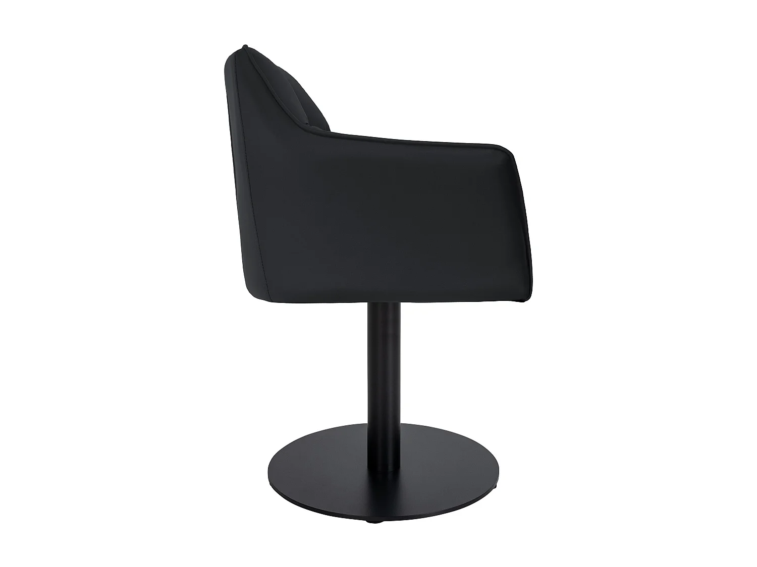 Chaise longue - Similicuir - Noir - Damaso