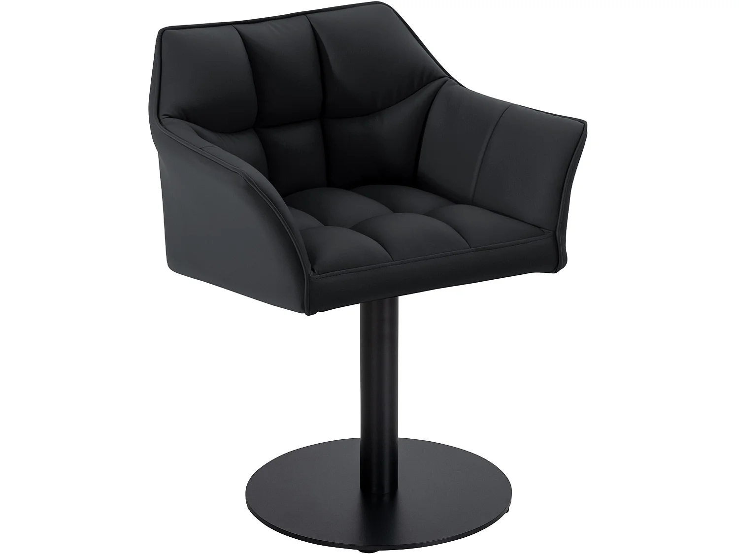 Chaise longue - Similicuir - Noir - Damaso