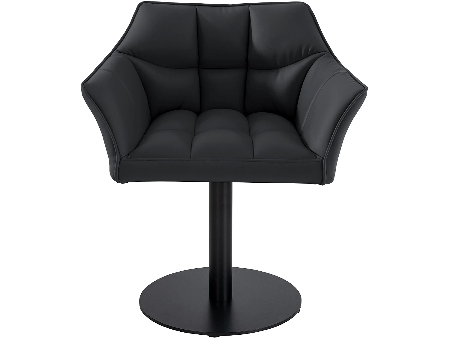 Chaise longue - Similicuir - Noir - Damaso