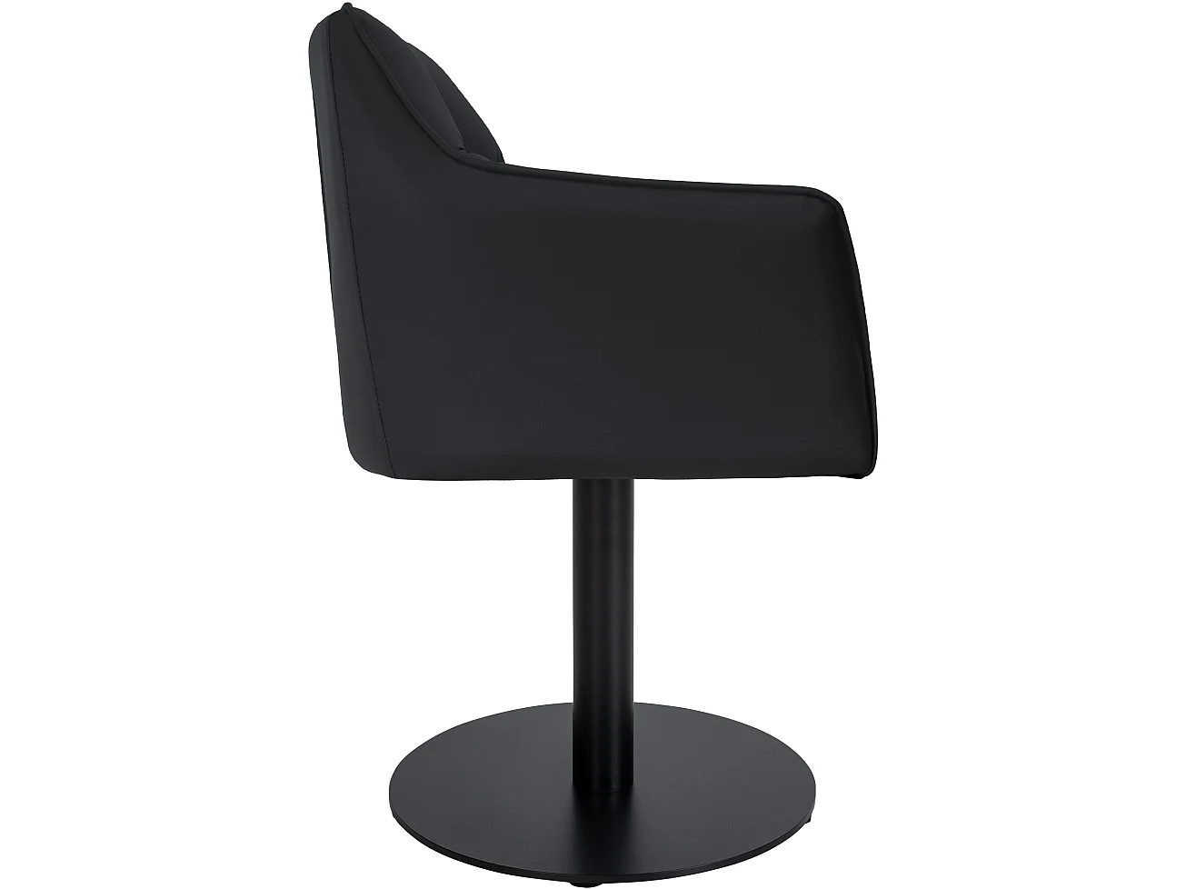 Chaise longue - Similicuir - Noir - Damaso