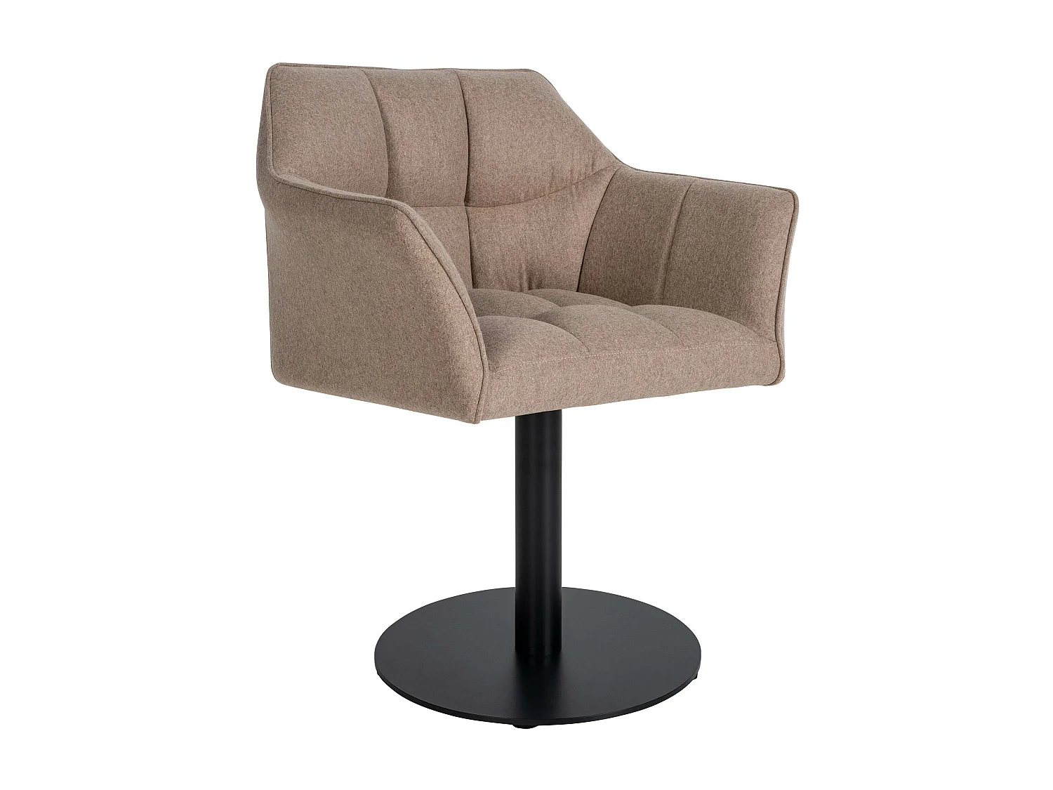 Chaise longue - Feutrine - Taupe - Damaso