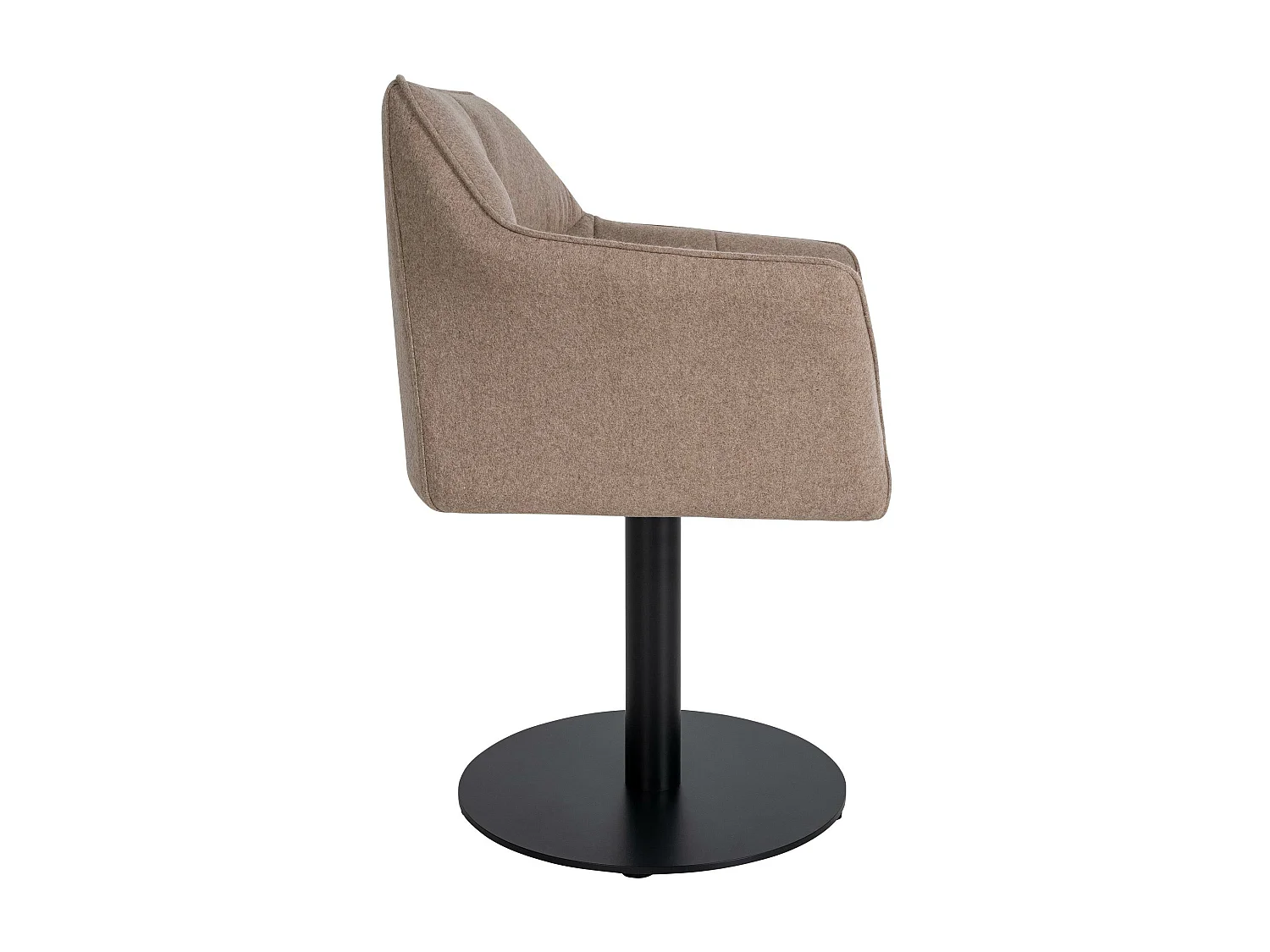 Chaise longue - Feutrine - Taupe - Damaso