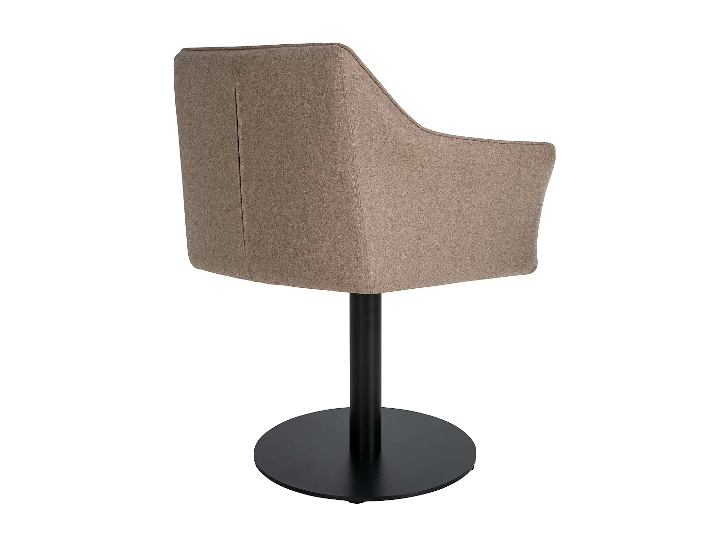 Chaise longue - Feutrine - Taupe - Damaso