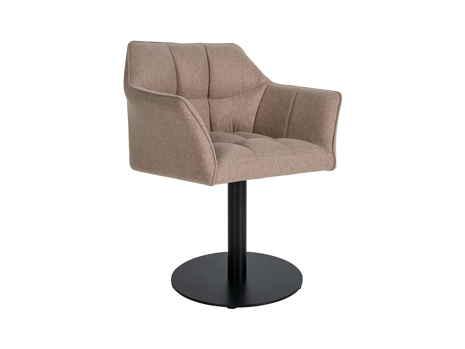 Chaise longue - Feutrine - Taupe - Damaso