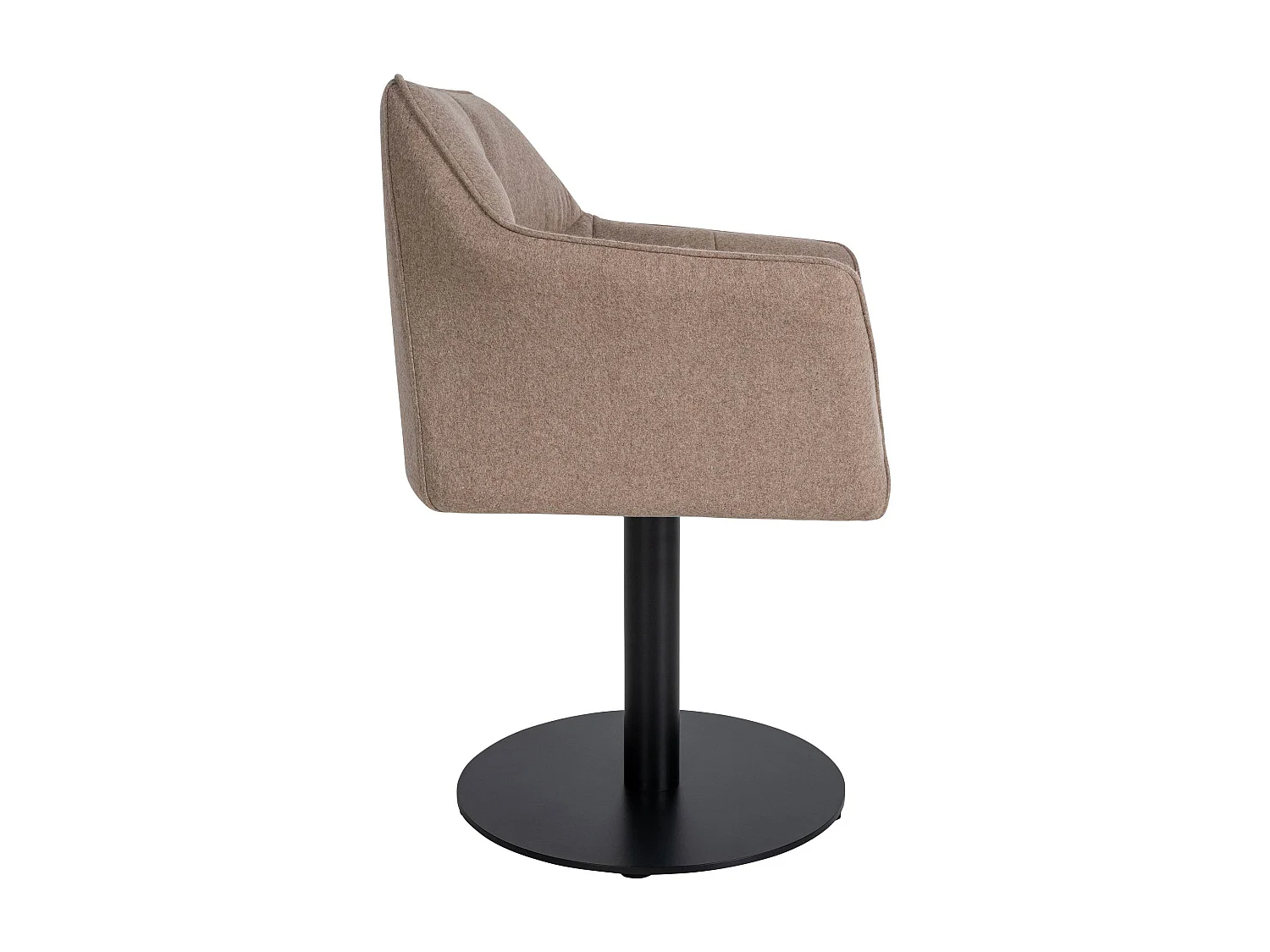 Chaise longue - Feutrine - Taupe - Damaso