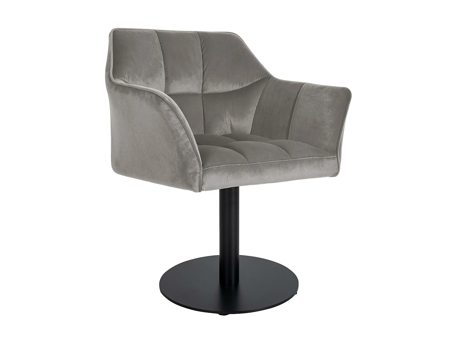 Chaise longue - Velours - Gris - Damaso