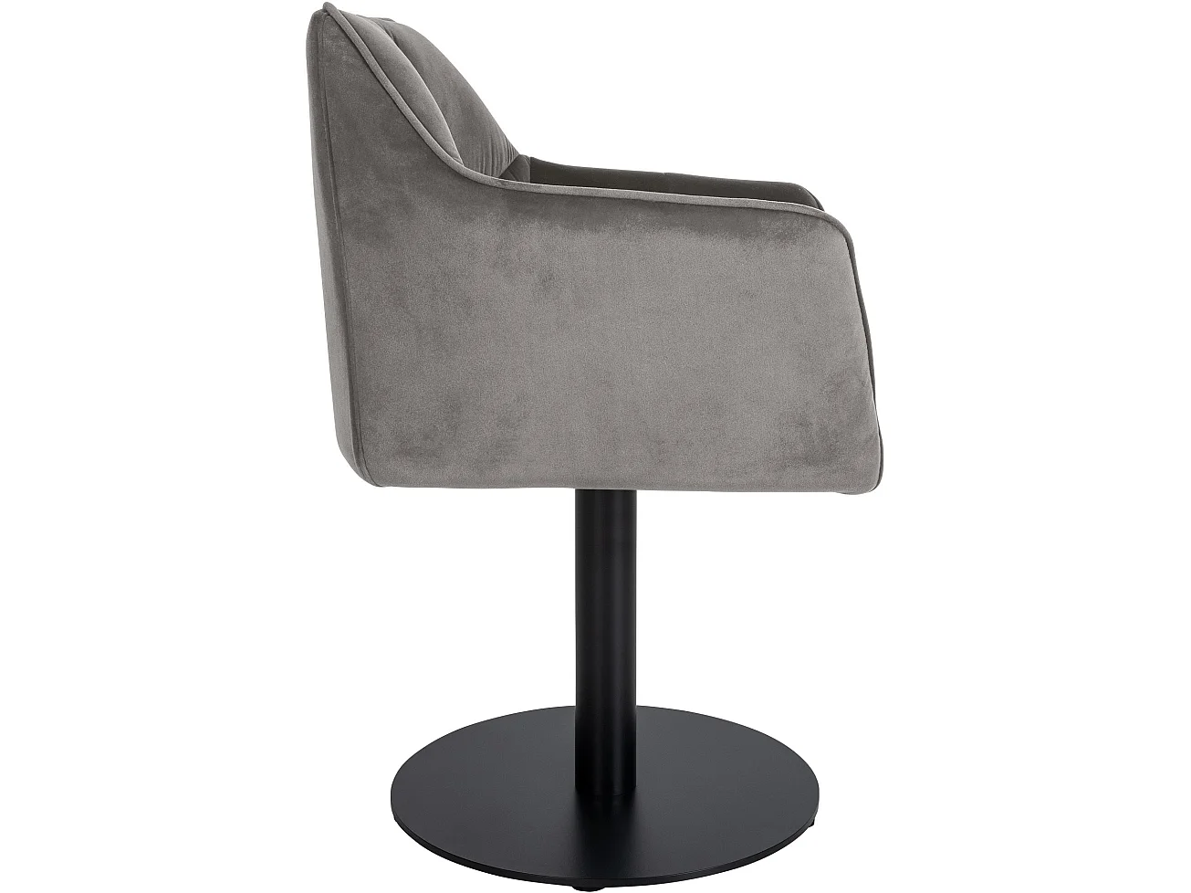 Chaise longue - Velours - Gris - Damaso