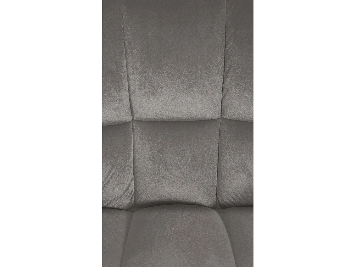 Chaise longue - Velours - Gris - Damaso