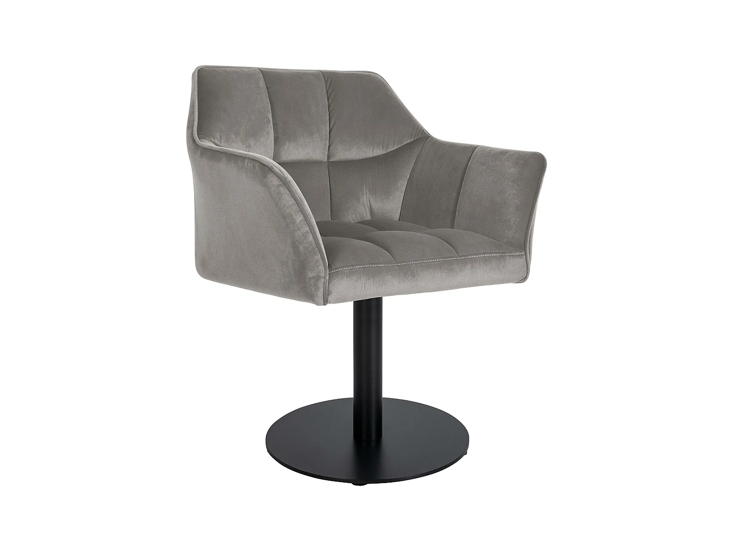 Chaise longue - Velours - Gris - Damaso