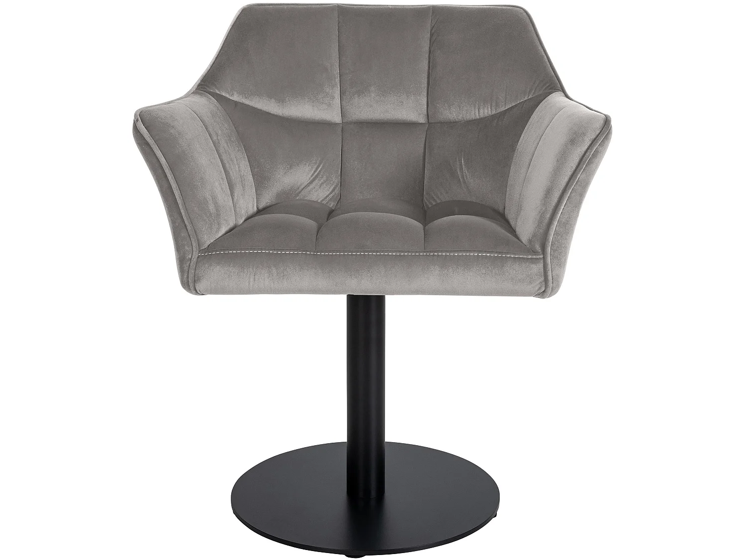 Chaise longue - Velours - Gris - Damaso