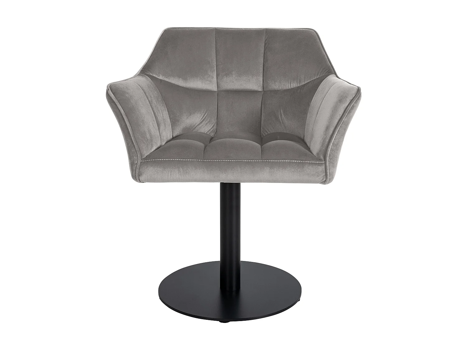 Chaise longue - Velours - Gris - Damaso