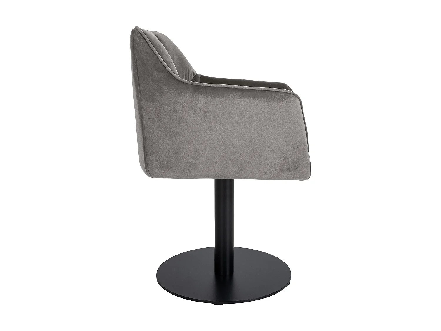 Chaise longue - Velours - Gris - Damaso