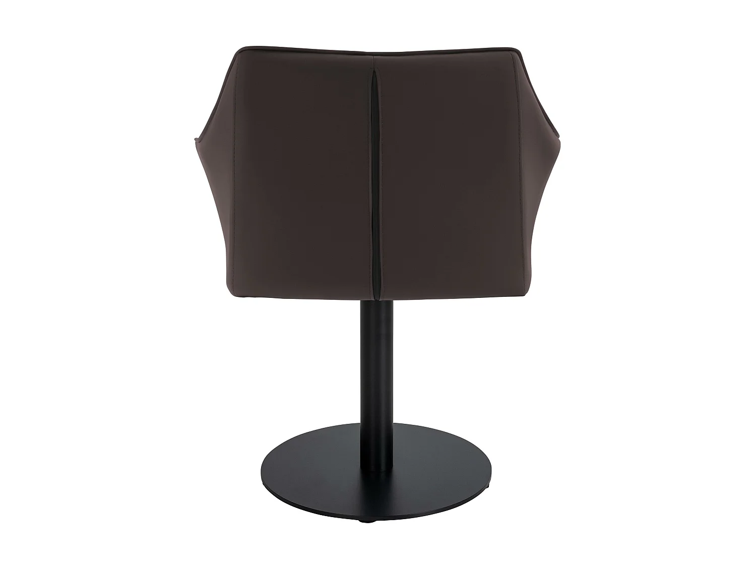 Chaise longue - Similicuir - Marron - Damaso