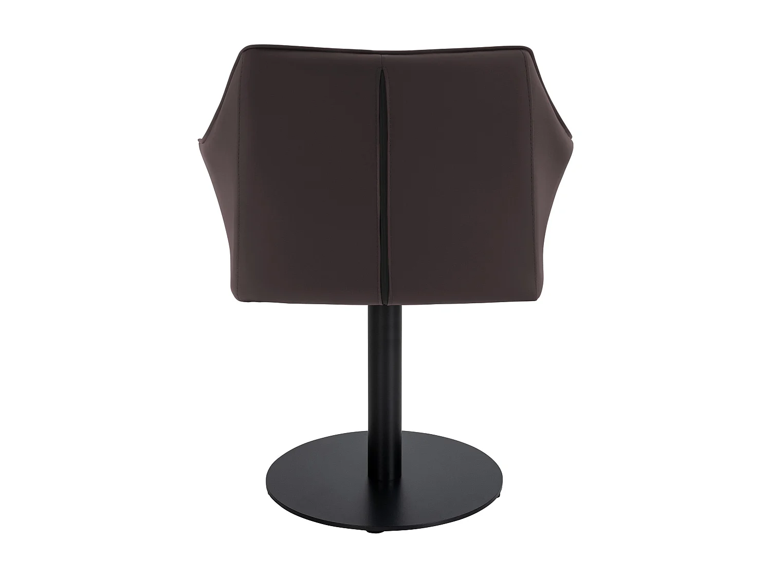 Chaise longue - Similicuir - Marron - Damaso