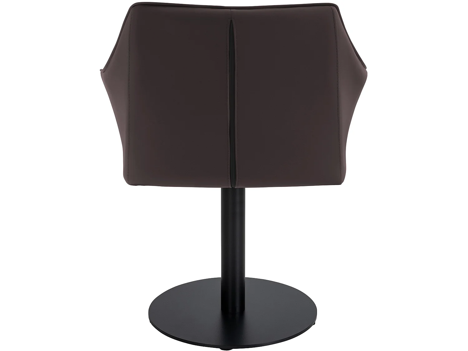 Chaise longue - Similicuir - Marron - Damaso