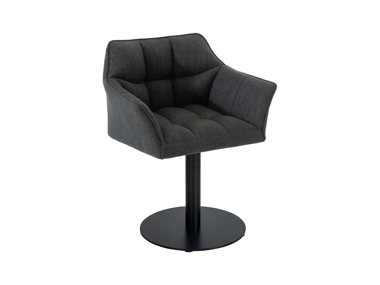 Chaise longue - Tissu - Gris foncé - Damaso