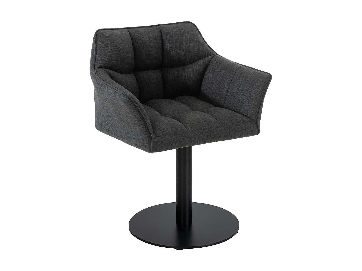 Chaise longue - Tissu - Gris foncé - Damaso