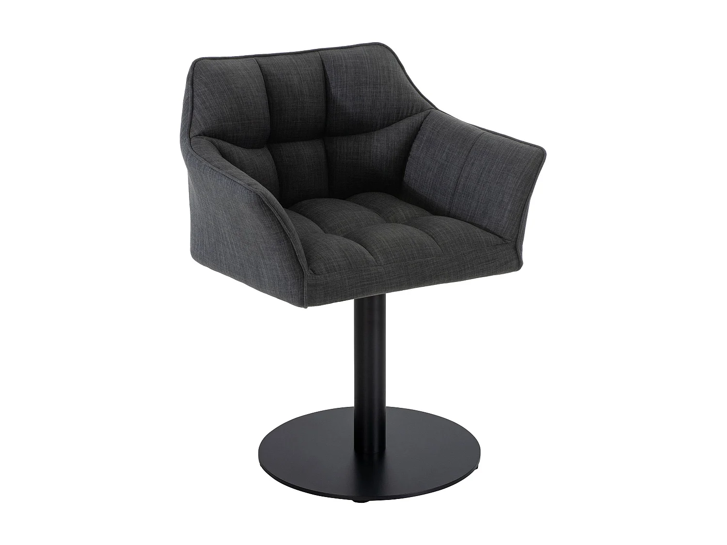 Chaise longue - Tissu - Gris foncé - Damaso