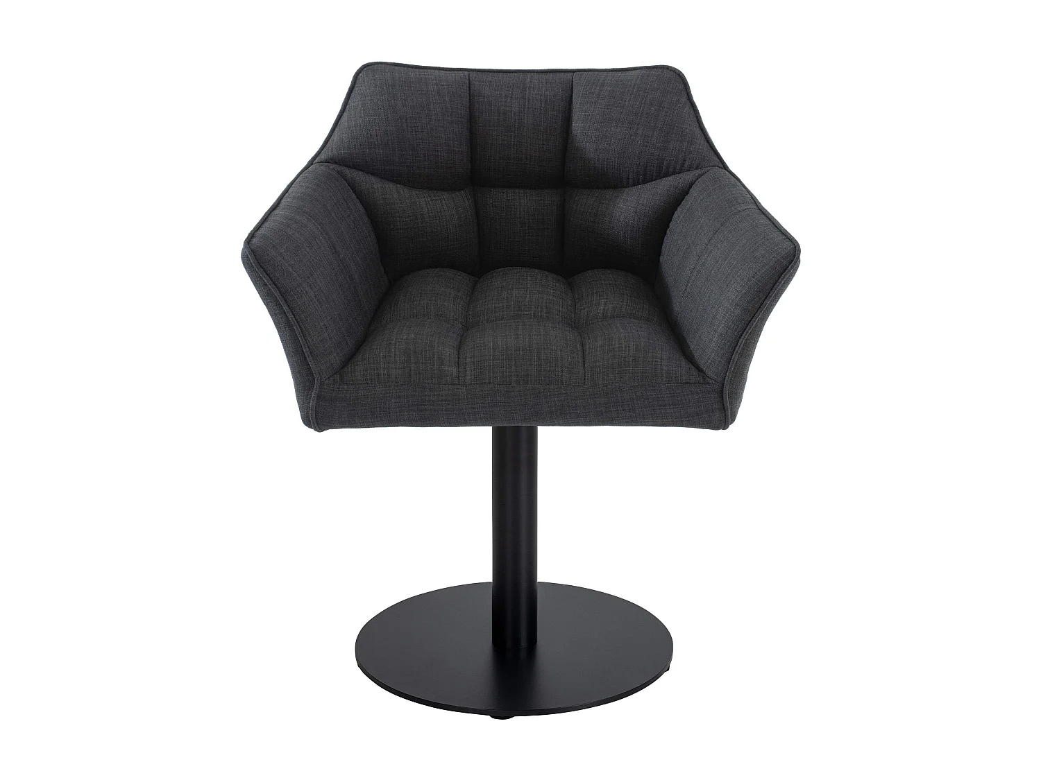 Chaise longue - Tissu - Gris foncé - Damaso