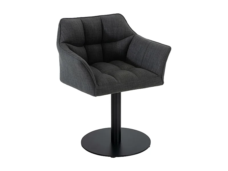 Ligstoel - Stof - donkergrijs - Damaso