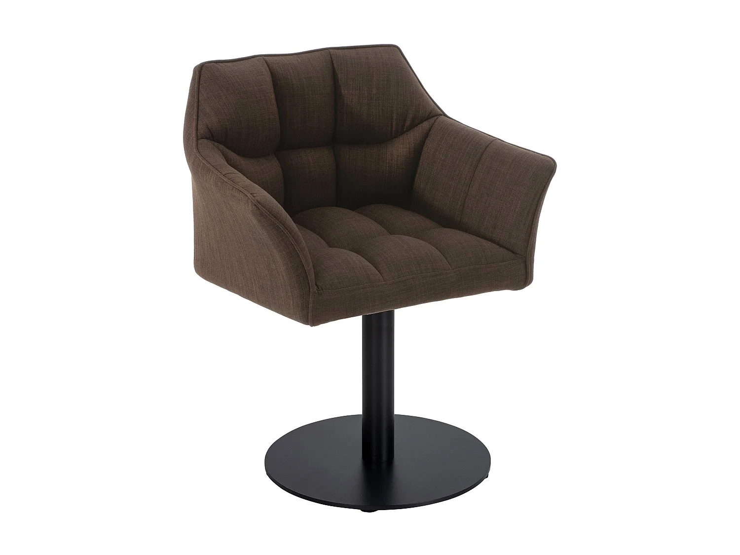 Chaise longue - Tissu - Marron - Damaso