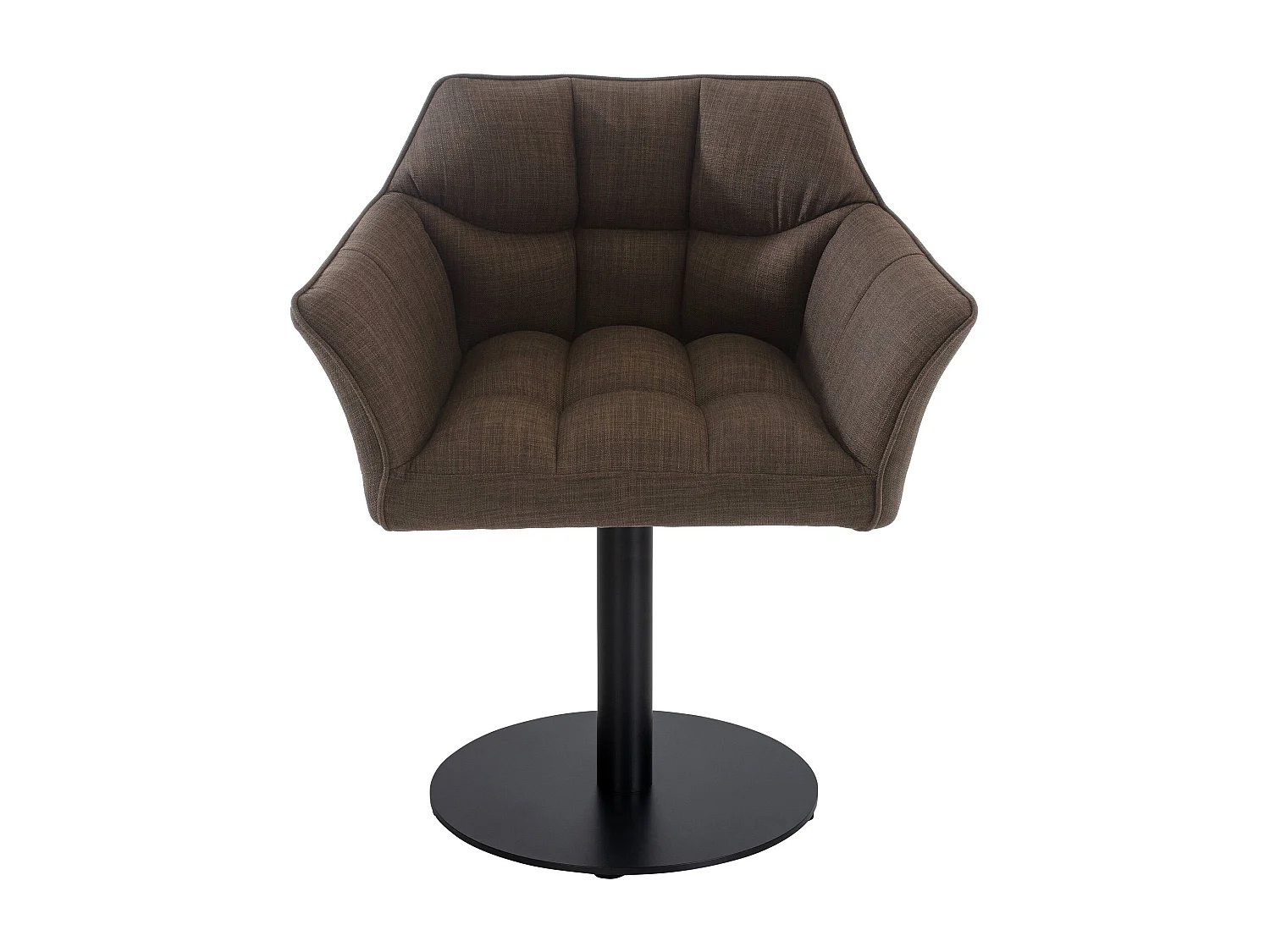 Chaise longue - Tissu - Marron - Damaso