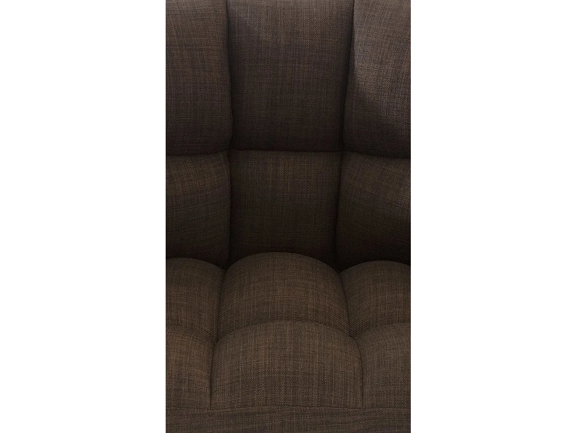 Chaise longue - Tissu - Marron - Damaso