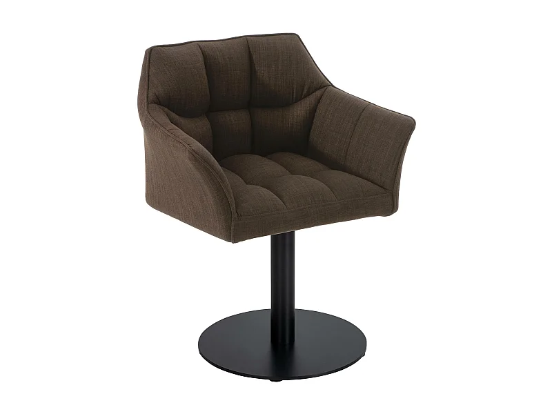 Chaise longue - Tissu - Marron - Damaso