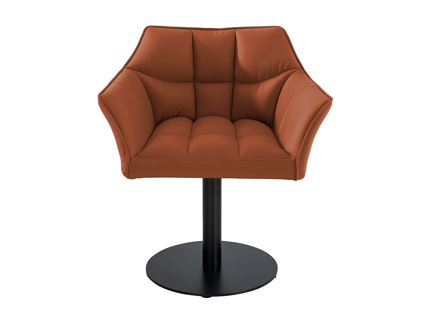 Chaise longue - Similicuir - Marron clair - Damaso