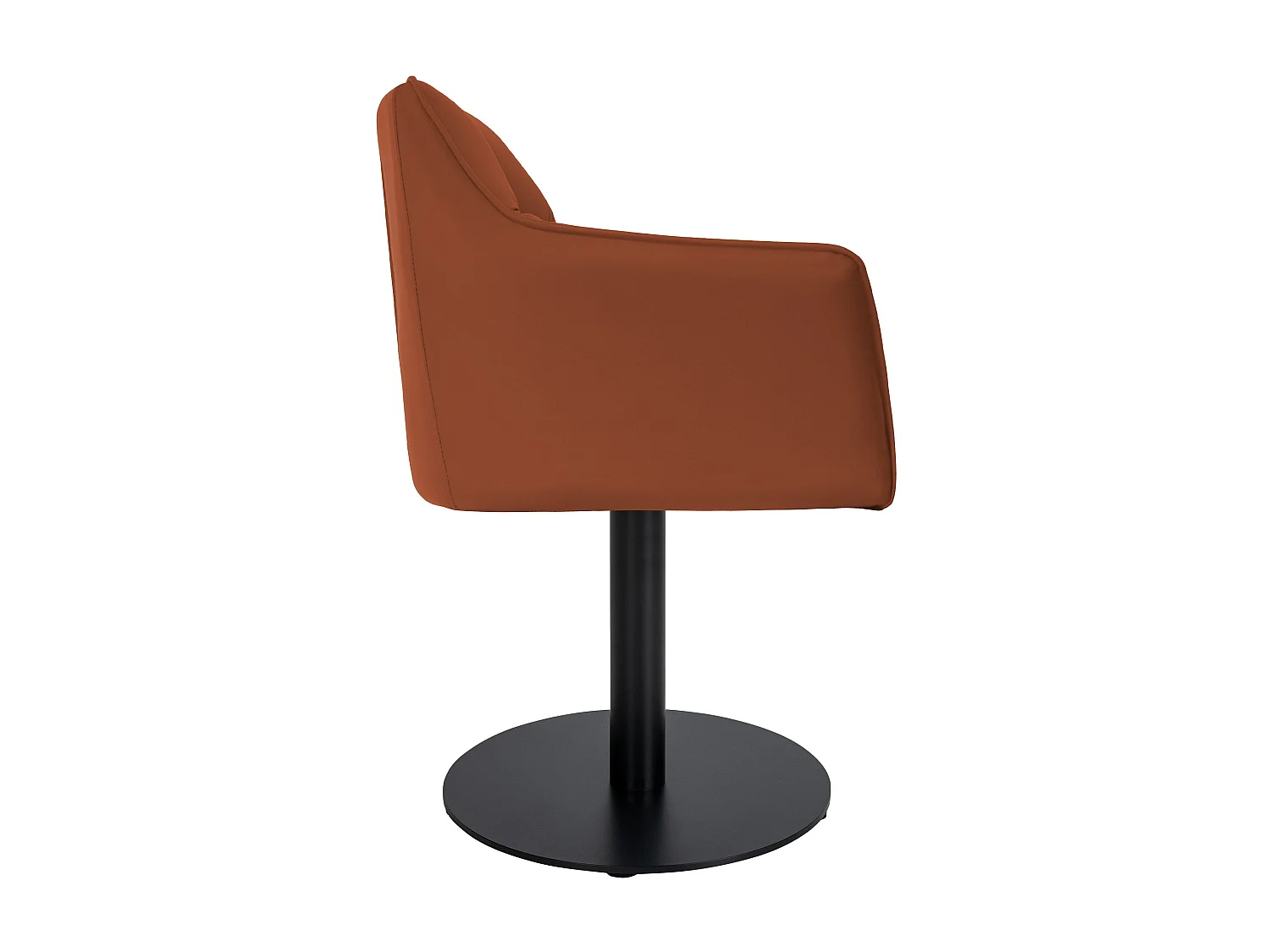 Chaise longue - Similicuir - Marron clair - Damaso