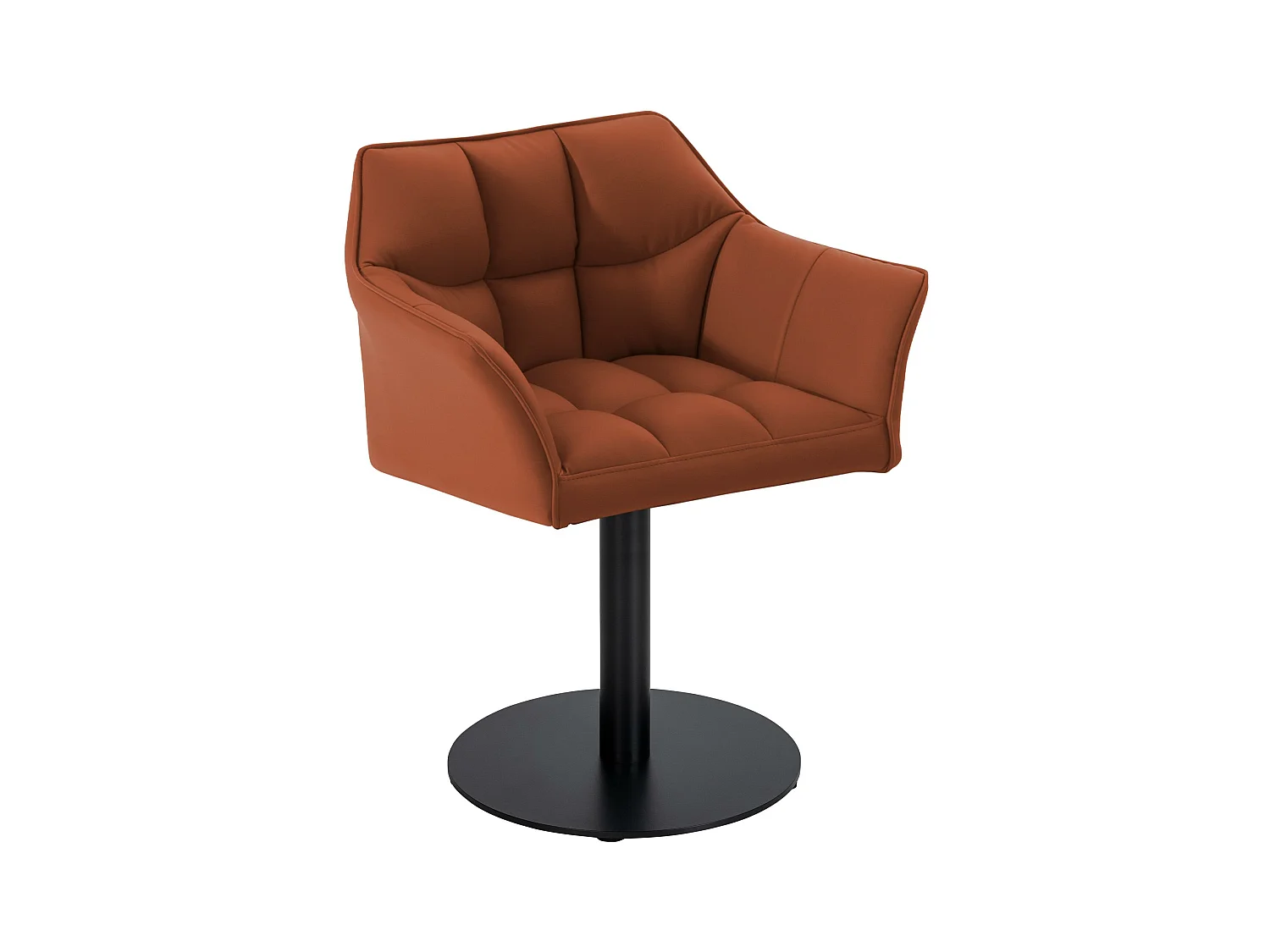 Chaise longue - Similicuir - Marron clair - Damaso