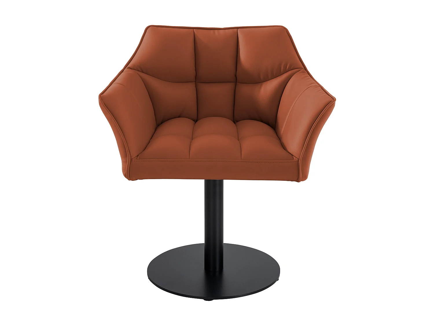 Chaise longue - Similicuir - Marron clair - Damaso