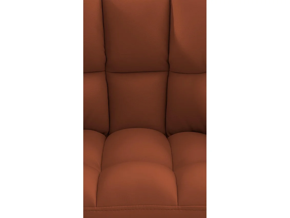 Chaise longue - Similicuir - Marron clair - Damaso