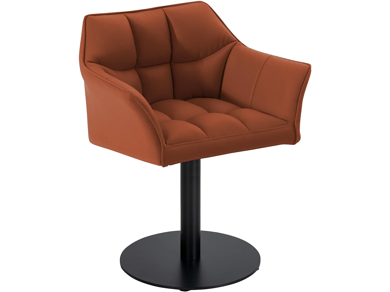 Chaise longue - Similicuir - Marron clair - Damaso