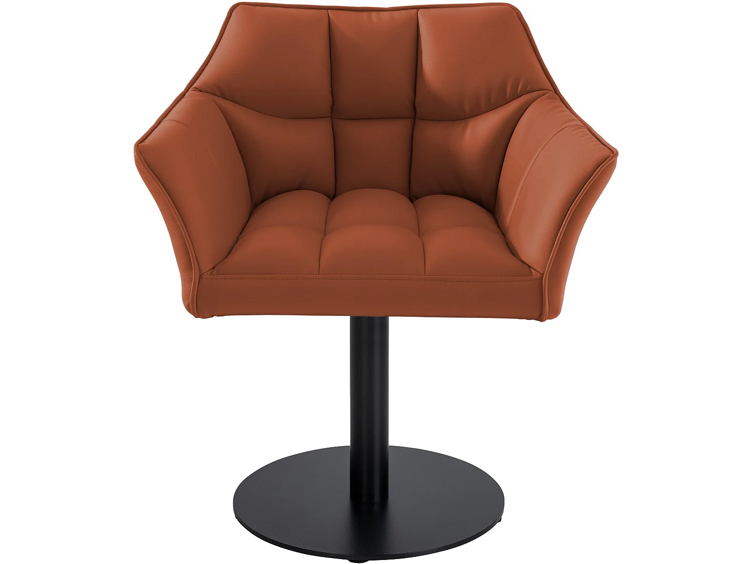 Chaise longue - Similicuir - Marron clair - Damaso