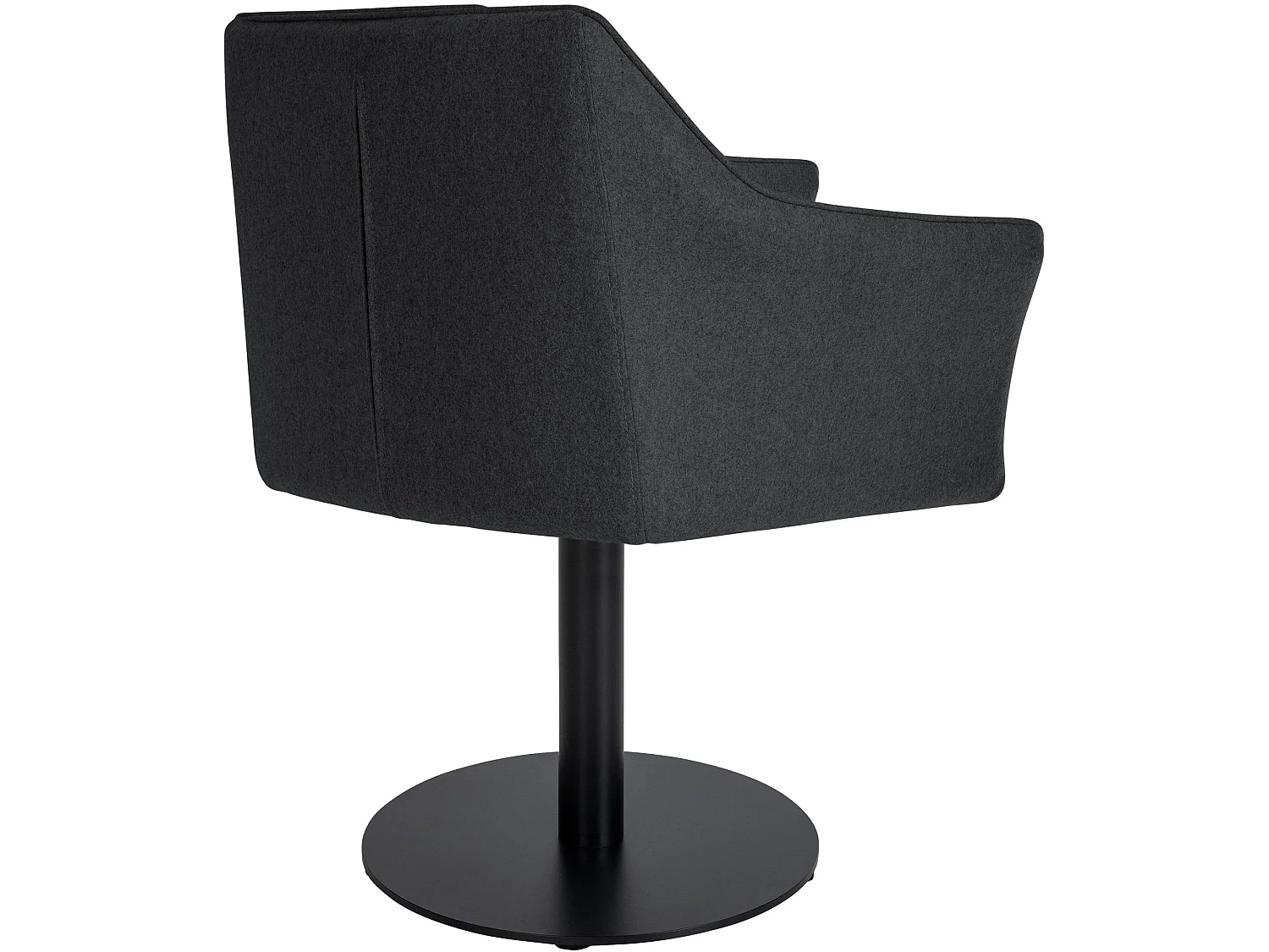 Chaise longue - Feutrine - Anthracite - Damaso