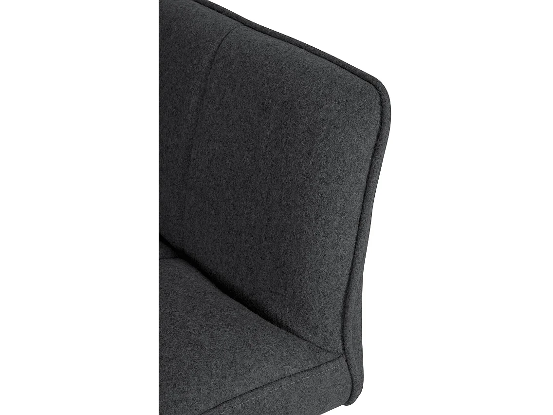 Chaise longue - Feutrine - Anthracite - Damaso