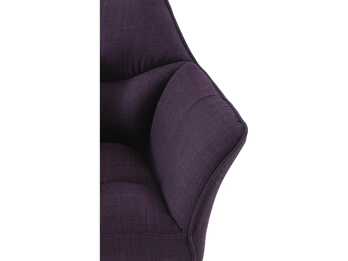 Chaise longue - Tissu - Violet - Damaso