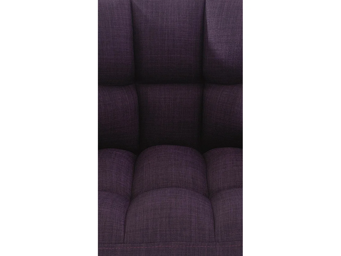 Chaise longue - Tissu - Violet - Damaso