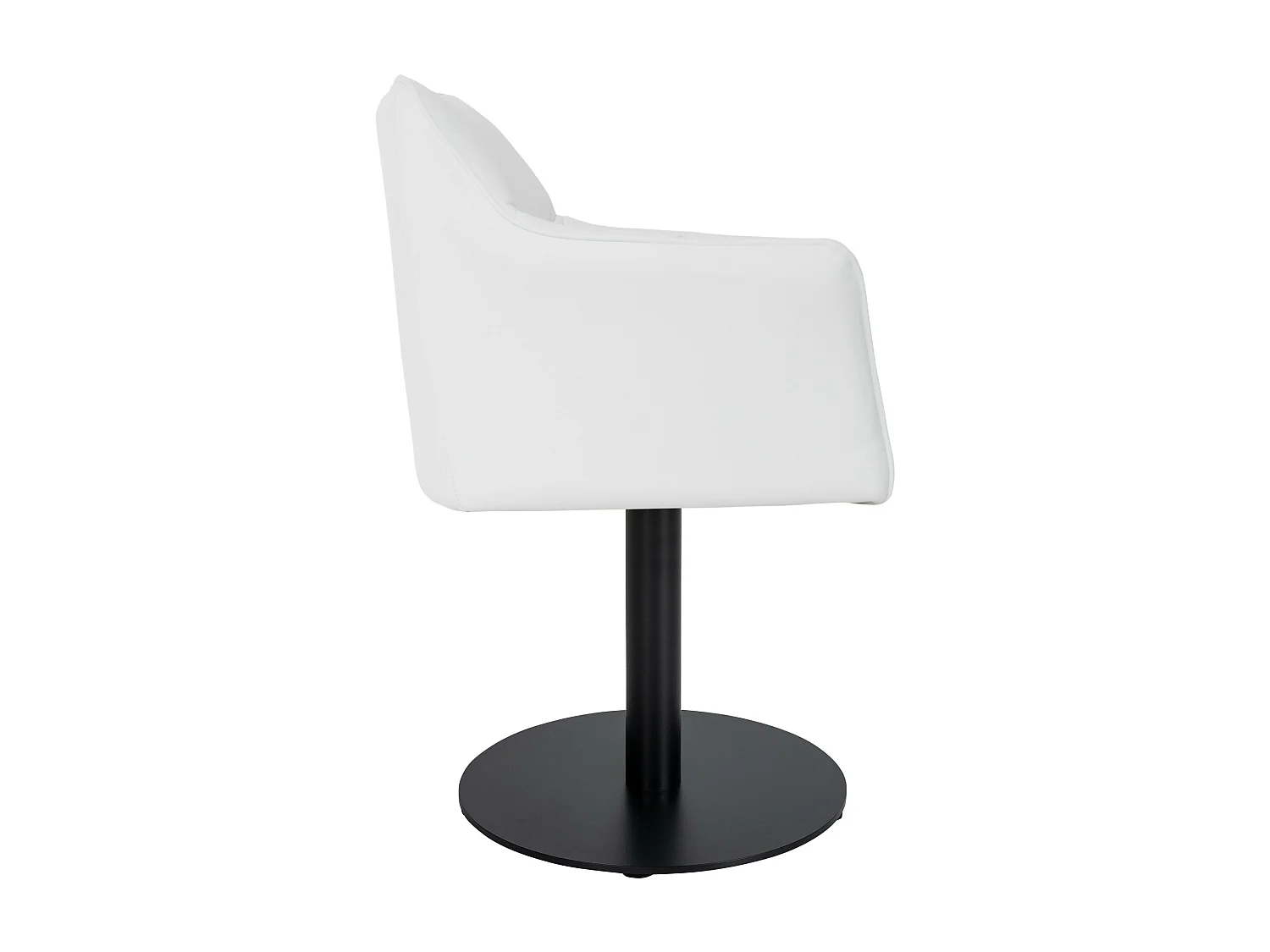 Chaise longue - Similicuir - Blanc - Damaso