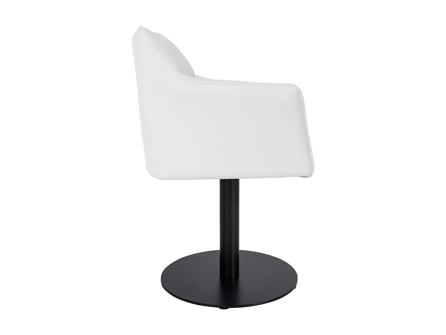 Chaise longue - Similicuir - Blanc - Damaso